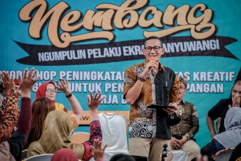 Menparekraf Sandiaga Uno di Banyuwangi