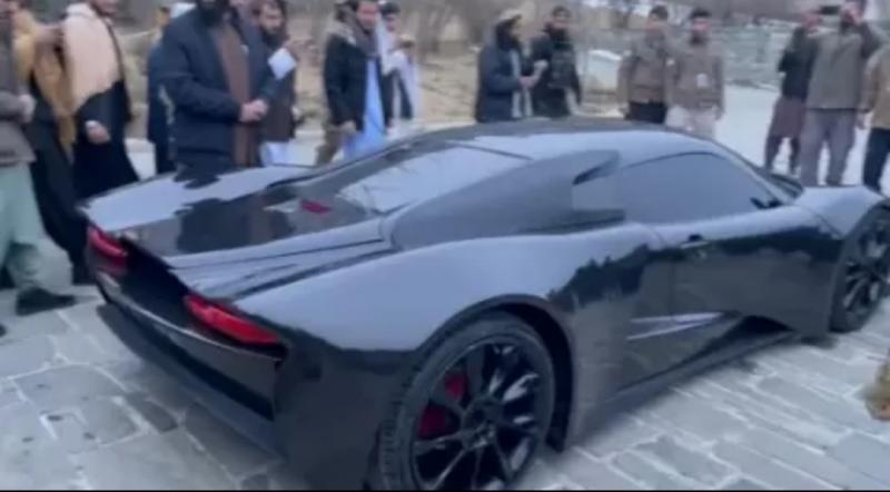 Supercar pertama buatan Afghanistan dipuji Taliban sebagai bukti kelompok militan itu dukung ilmu agama dan modern. Foto/twitter  