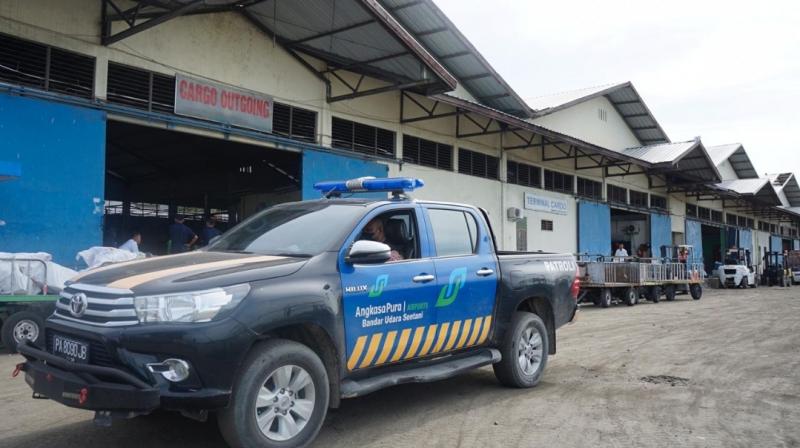 Terminal Kargo Bandara Sentani Jayapura yang dikelola oleh Angkasa Pura I. (Ist)