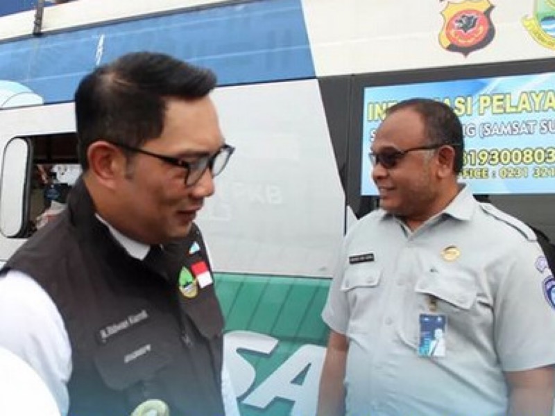 Jasa Raharja Cirebon bersama Gubernur Jawa Barat sosialisasi penghapusan data ranmor