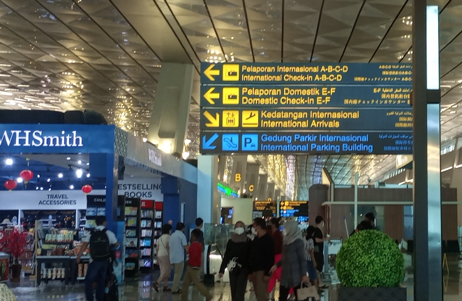 Terminal 3 kedatangan Bandara Internasional Soekarno-Hatta