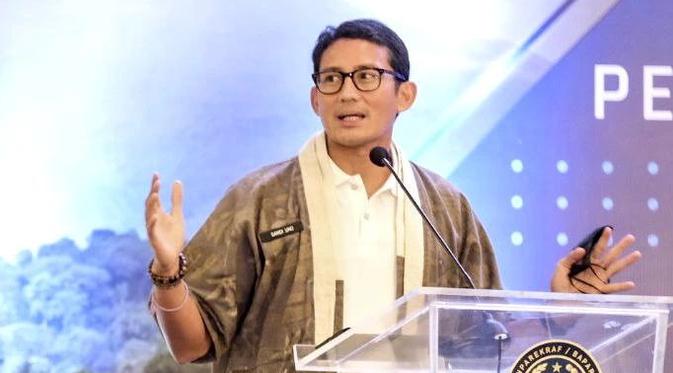 Menparekraf Sandiaga Uno. 