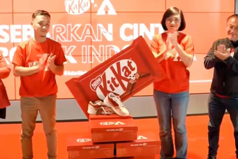 Peluncuran kerja sama Kitkat dan Aerostreet