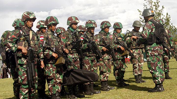 Prajurit TNI meninggal dunia setelah hanyut di sungai Kabupaten Puncak Jaya, Papua Tengah.