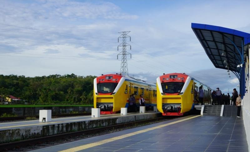 Kereta api Sulawesi Selatan. (Foto/dok.KAI)