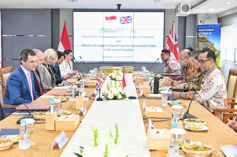 Pertemuan perwakilan Indonesia dan Inggris di Kemenhub
