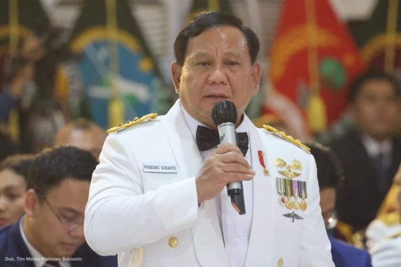 Menteri Pertahanan Prabowo Subianto.