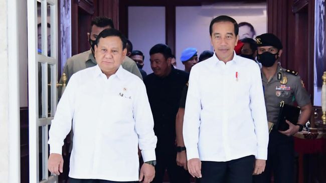 Presiden Jokowi didampingi Prabowo Subianto saat menghadiri HUT ke-15 Gerindra. (Foto Biro Pers Sekretariat Presiden)