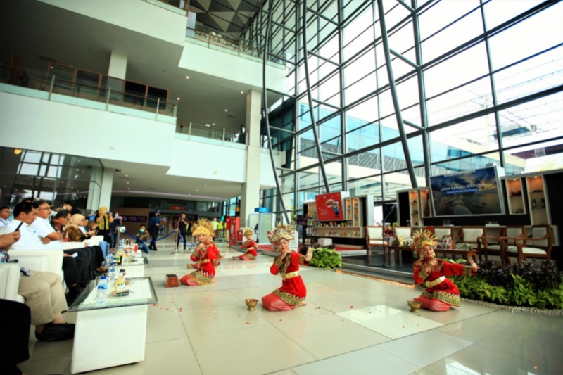 Suasana Terninal.3 Bandara Soetta untuk penumpang Garuda Indonesia