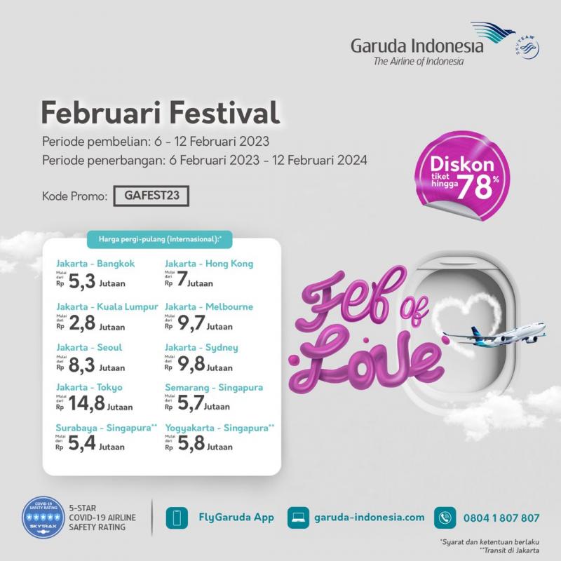 Promo tiket Garuda Indonesia