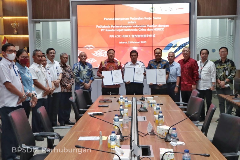 Kerja sama 3 pihak untuk SDM Kereta Cepat