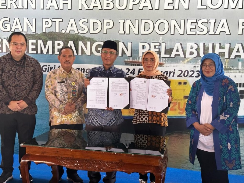 Kerja sama ASDP dan Pemkab Lombok Barat