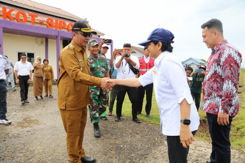 Dirjen Kristi disambut Pj Bupati Mentawai