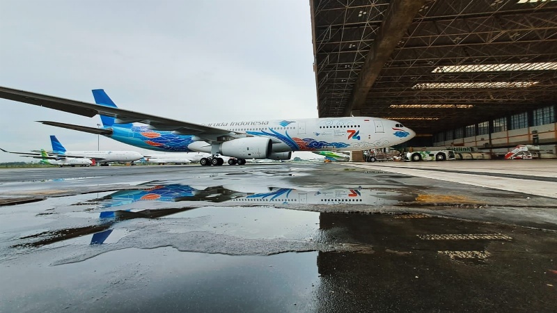 Livery baru di pesawat Garuda