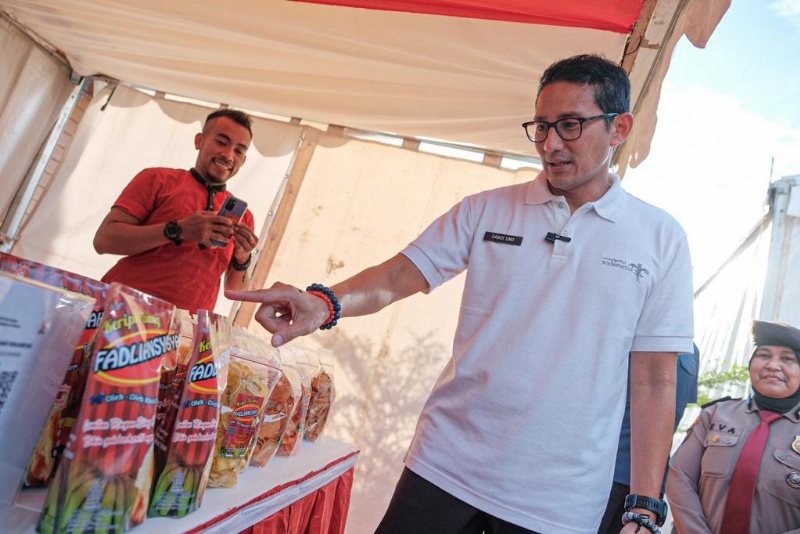 Menparekraf Sandiaga Uno di Makassar