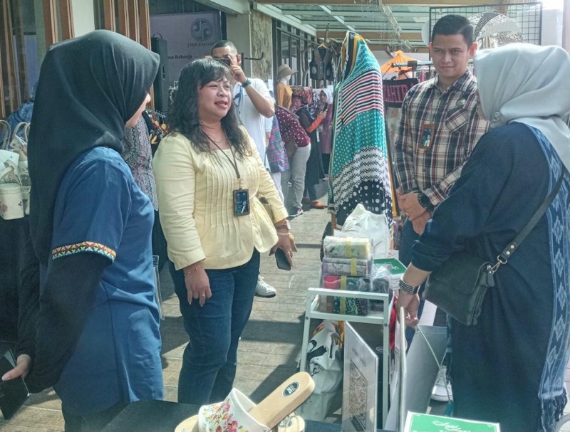 Jasa Raharja Jawa Barat berkolaborasi dengan Indonesia Enterpreneurship Forum (IEF) menggelar kegiatan UMKM Expo 2023. Foto: istimewa.