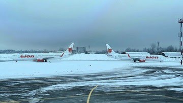 Foto: Lion Air di Rusia (Twitter)