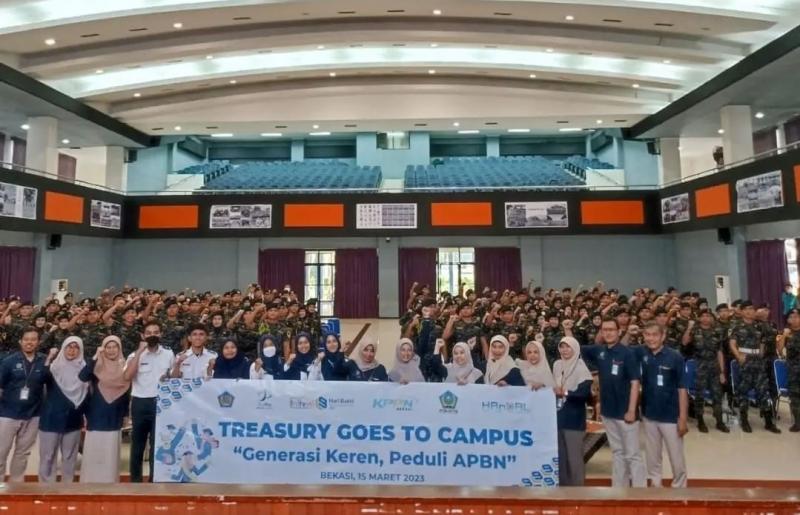 Treasury Goes To Campus KPPN ke kampus PTDI-STTD Bekasi dalam rangka Hari Bakti Perbendaharaan ke-19.