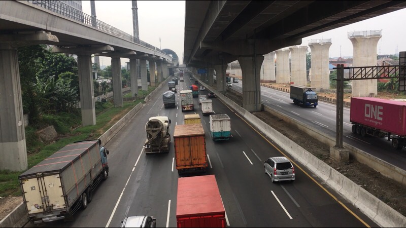 Ilustrasi Tol Bekasi Timur.