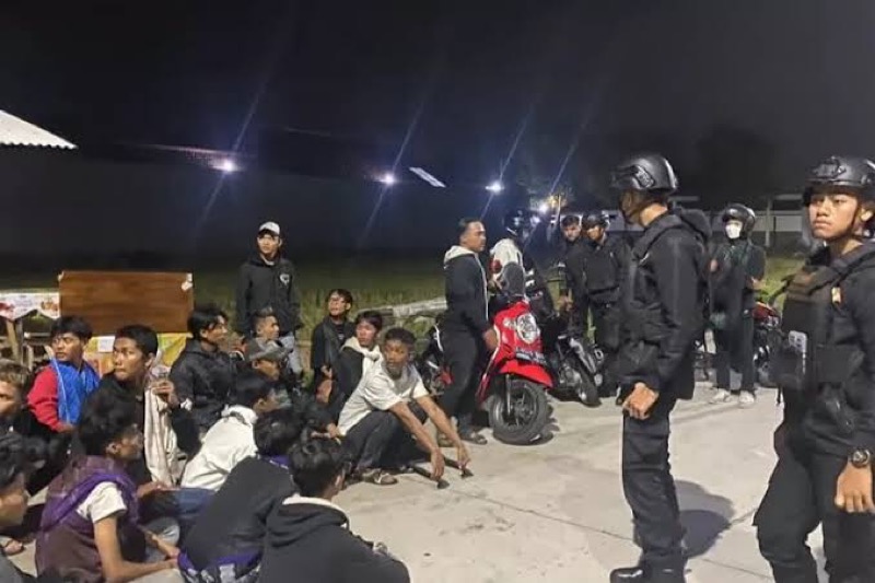 Polrestabes Bandung meningkatkan patroli malam selama bulan Ramadan 1444 H. Foto: istimewa.