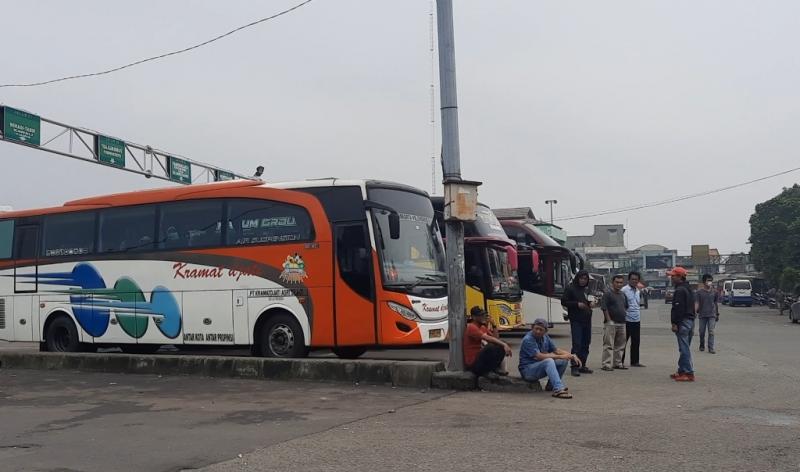 Suasana di Terminal Bekasi masih belum ada pelonjakan penumpang saat pekan pertama bulan Ramadhan, Selasa (28/3/2023).