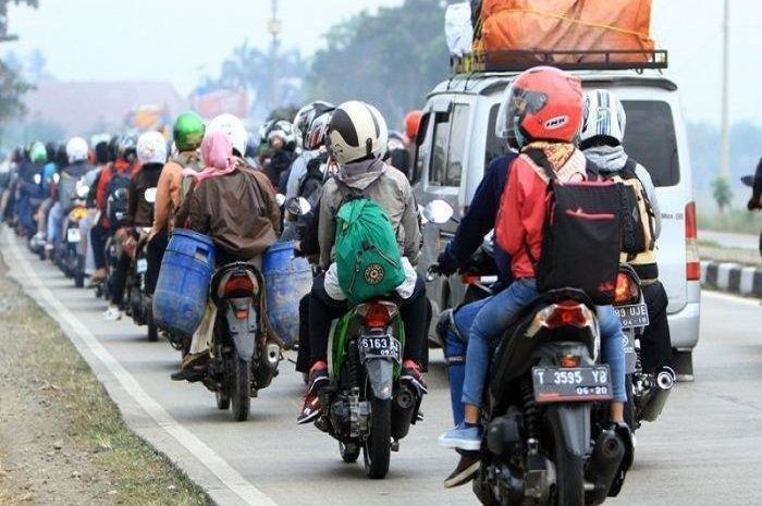 Mudik pada Lebaran Idulfitri tahun 2023. 