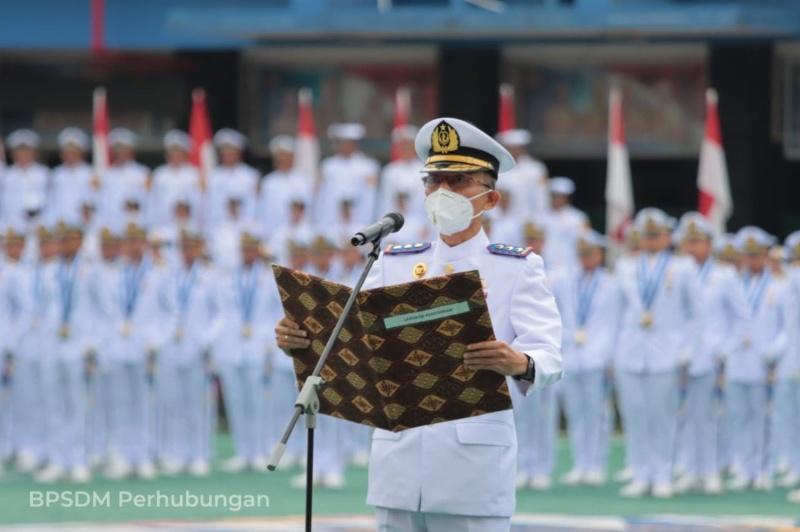 Suasana pelantikan lulusan sekolah BPSDMP (ilustrasi/ist)