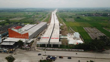 Jalan Tol Solo-Yogyakarta-Kulon Progo yang sedang dibangun ditargetkan bisa selesai tahun 2025 (Dokumentasi BPJT Kementerian PUPR)