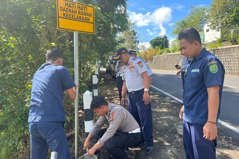 Dinas Perhubungan (Dishub) Bantul bersama Satlantas Polres Bantul telah memetakan titik rawan kecelakaan di wilayah Bantul. Foto: istimewa.