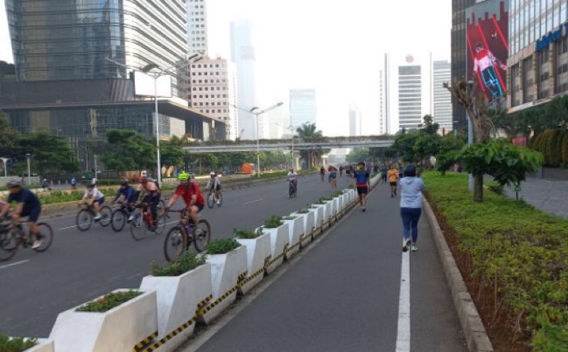 Car Free Day di Jakarta ditiadakan saat libur lebaran. Foto: istimewa.