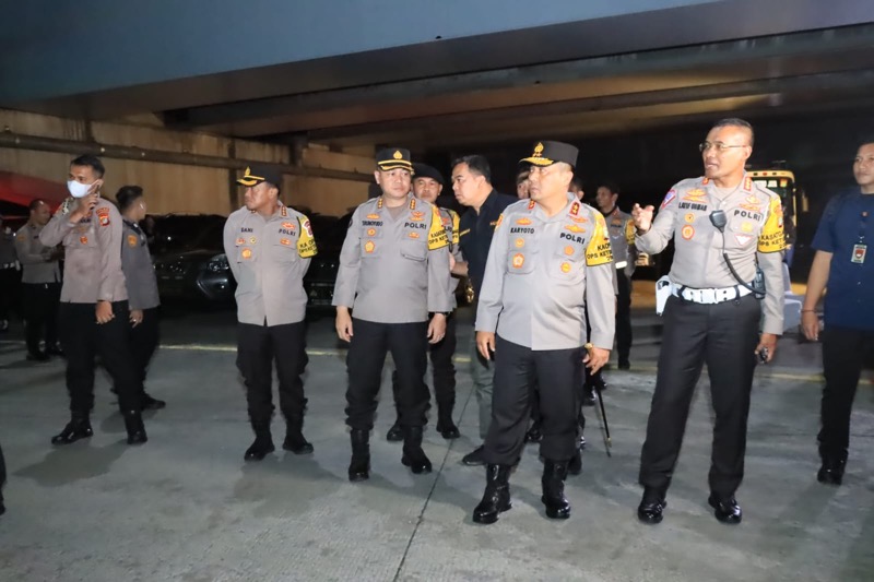 Polres Metro Bekasi Kota sudah siap dalam mengantisipasi arus balik pemudik dengan melakukan rekayasa lalulintas baik jalur arteri dan jalur keluar Gerbang Tol Cikampek di Wilayah Kota Bekasi.