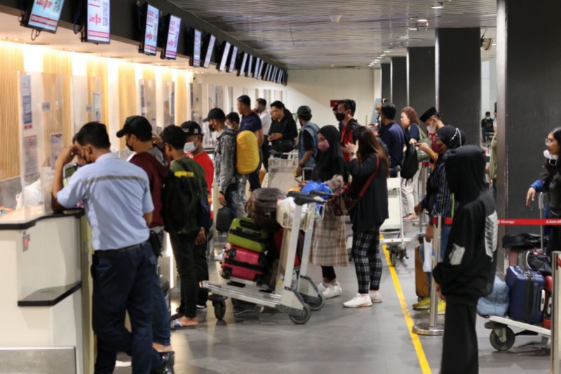 Suasana di salah satu Bandara Angkasa Pura I