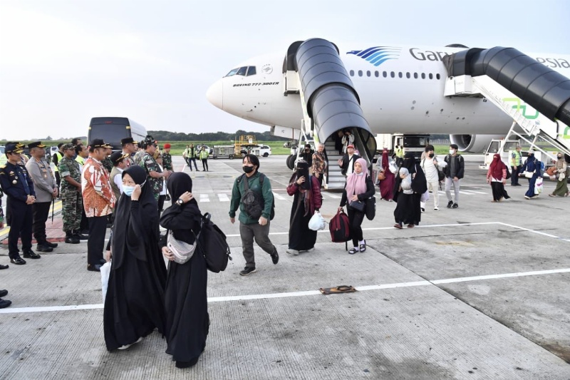 Ketibaan WNI dari Sudan di Jakarta