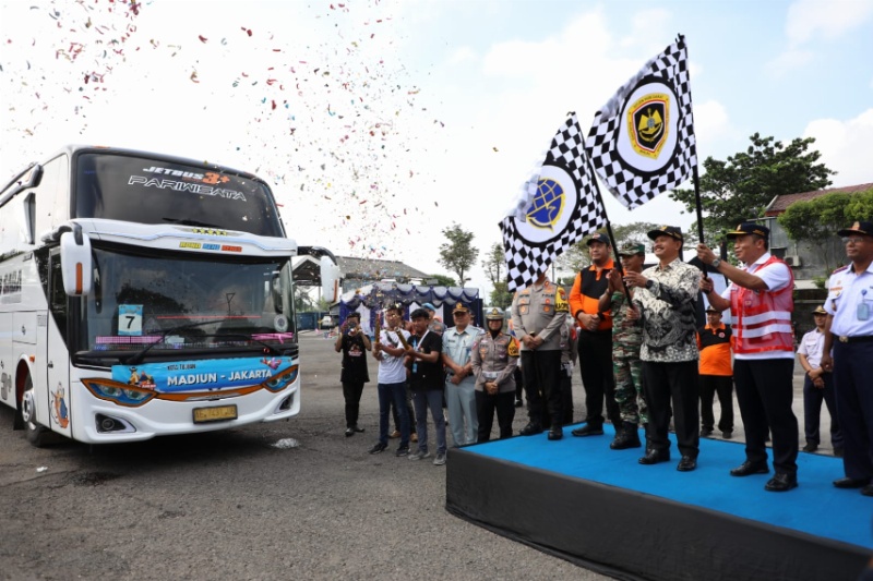 Pelepasan arus balik di delapan teemina secara serentak