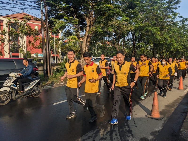 Seluruh kegiatan dilakukan serentak oleh Polda Metro Jaya dan Jajaran Polres.