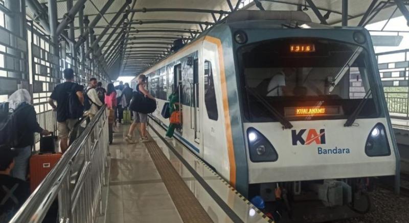 Kereta Api Bandara Kualanamu.(Foto:KAI Bandara)