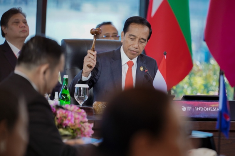 Presiden Joko Widodo di KTT ke-42 ASEAN 