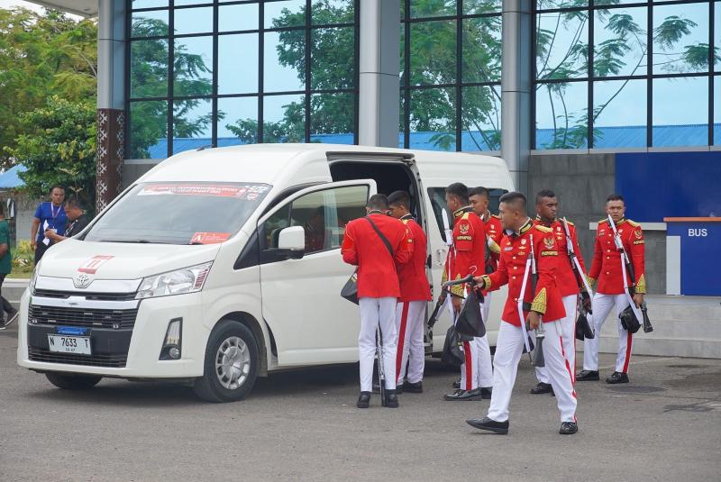 Kendaran dukungan Ditjen Hubdat di KTT ke-42 ASEAN di Labuan Bajo