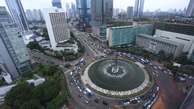 Ilustrasi Bundaran HI Jakarta.