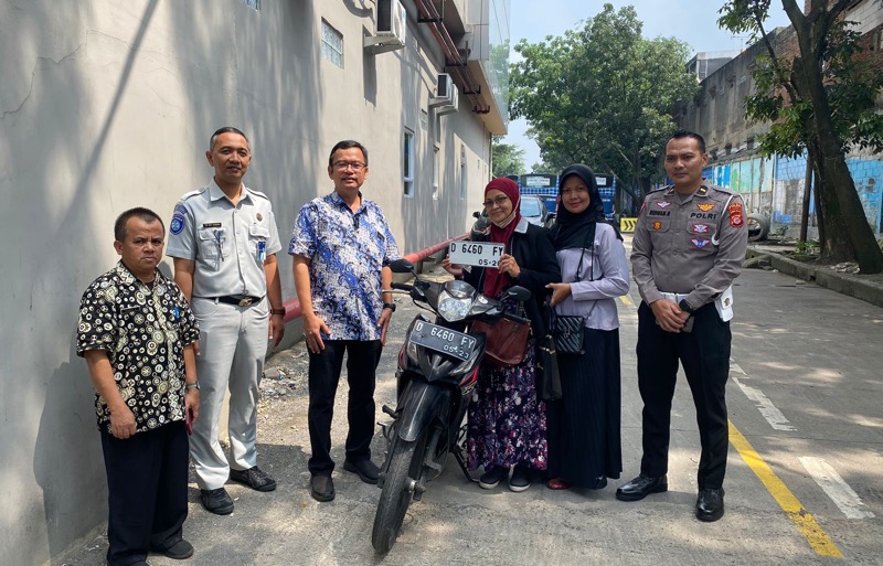 PT Jasa Raharja Jawa Barat dan mitra kerja melakukan pengecekan Kesiapan Operasional Samsat Leuwipanjang.