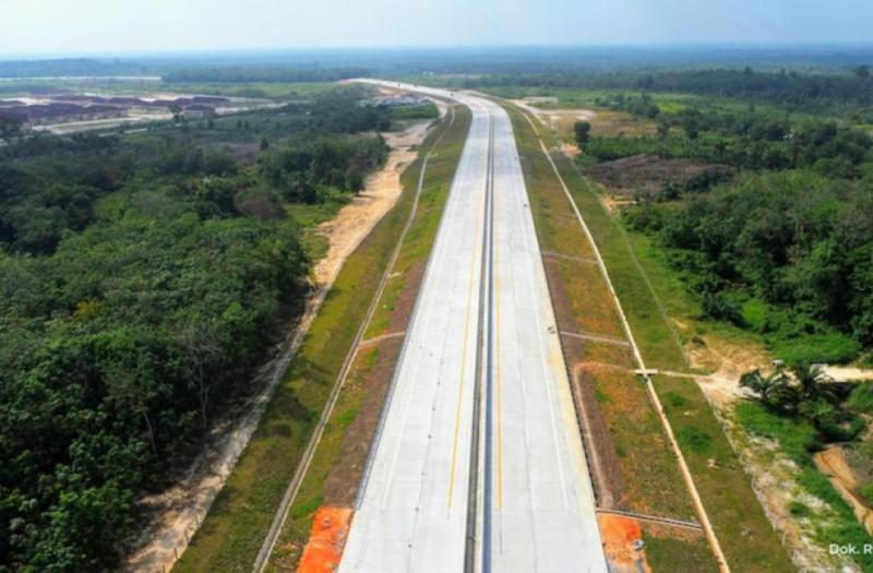 Pembangunan tol. Jalan Tol Trans Sumatera (JTTS) Ruas Rengat-Pekanbaru akan segera dibangun.