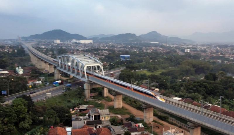 Kereta api cepat Jakarta Bandung. (Foto:KCIC)