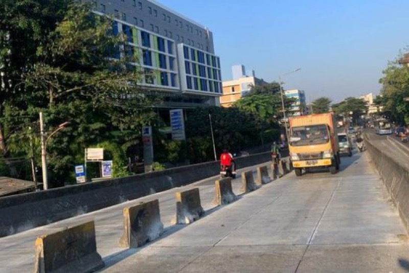 Dua jalur di flyover Pesing, Grogol Petamburan, Jakarta Barat (Jakbar), telah dibuka.