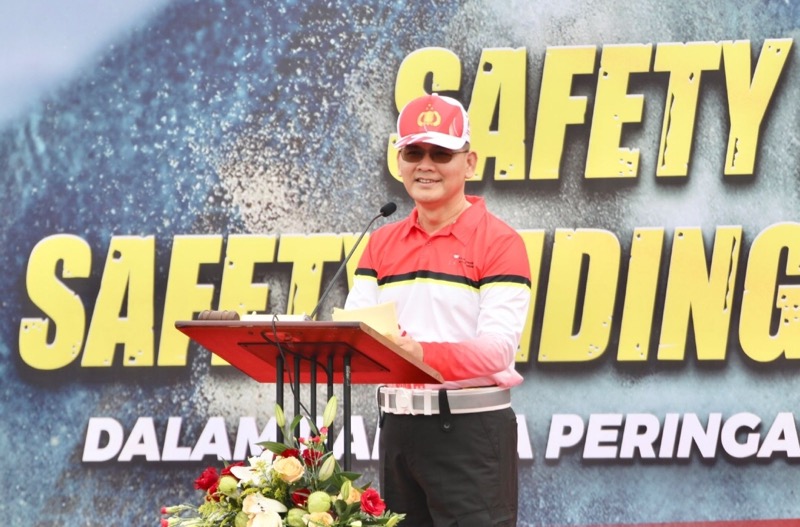 Kepala Korps Lalu Lintas (Kakorlantas) Polri Irjen Pol Firman Shantyabudi membuka kegiatan Safety Driving dan Safety Riding Police Contest dalam rangka peringati Hari Ulang Tahun (HUT) ke-77 Bhayangkara. (Ist)