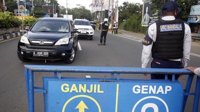   Ganjil Genap akan diberlakukan di kawasan Puncak, Bogor saat libur panjang Idul Adha.