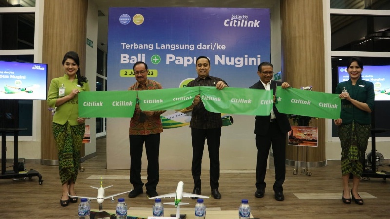 Penerbangan perdana Citilink rute Bali-Papua Nugini