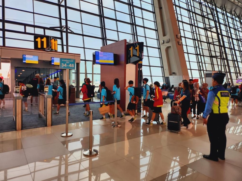 Suasana di Bandara Soekarno-Hatta