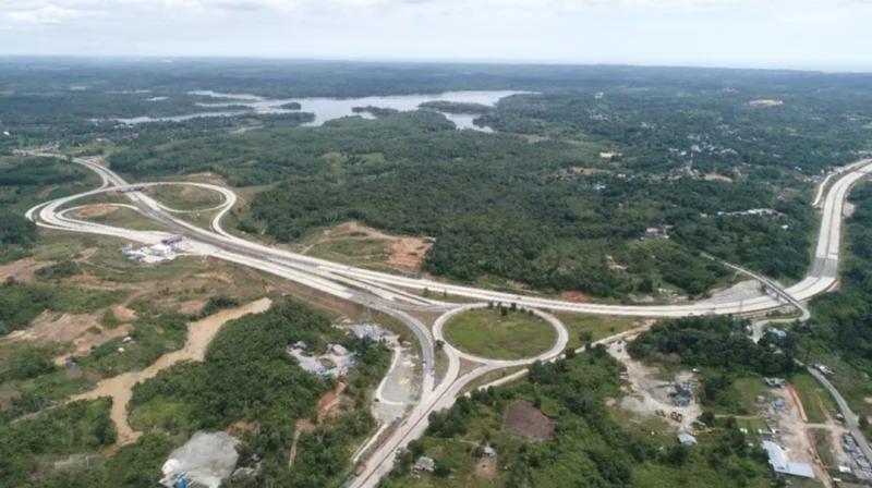 Tol Bakauheni-Terbanggi Besar-Kayu Agung bagian dari Jalan Tol Trans Sumatera. (Dok Kementerian PUPR)