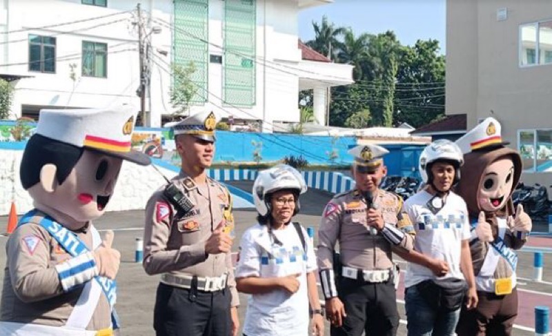 Satlantas Polres Bogor membentuk Komunitas Patuh Lodaya (Koplo) dalam rangka Operasi Patuh Lodaya 2023.