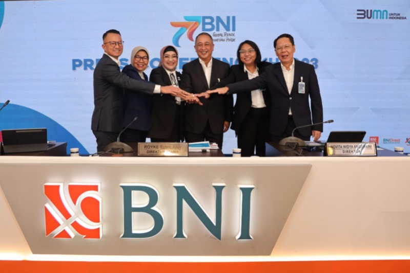 Press Conference Paparan Kinerja BNI Semester I-2023, Selasa (25/7/2023)